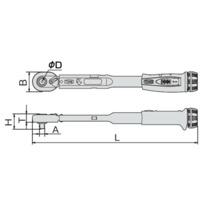 入荷待ち】T4MN200SH プレセット形トルクレンチ（ダイレクトセット