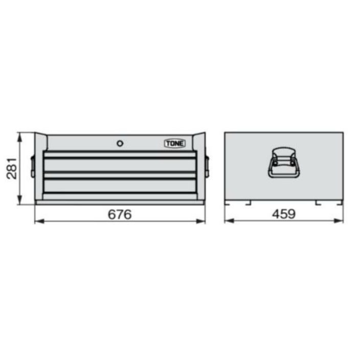 入荷待ち】WS122R フラットトップチェスト TONE【アウンワークス通販】