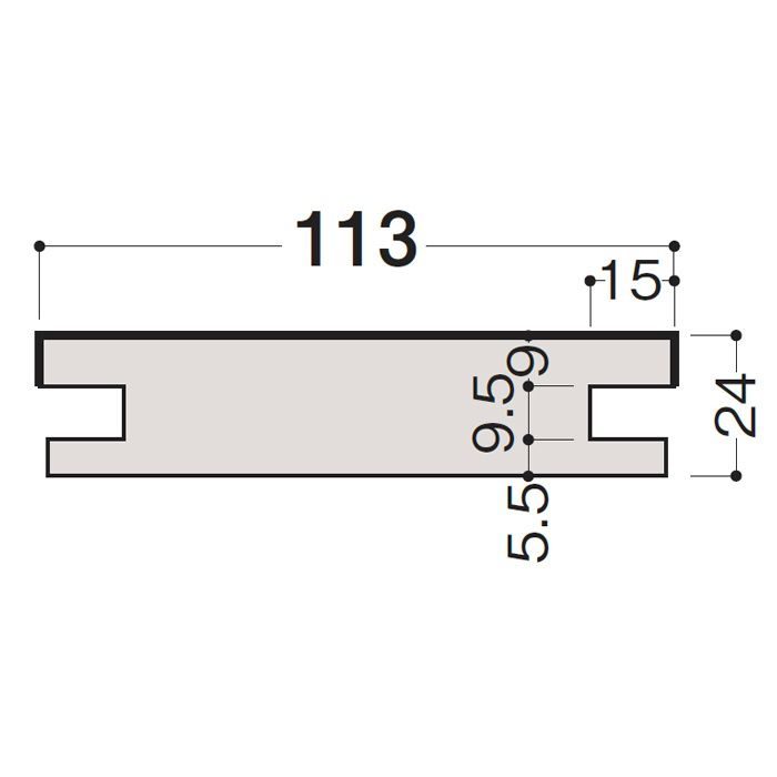 MT7231-13TH hapia　無目枠調整式 モノホワイト