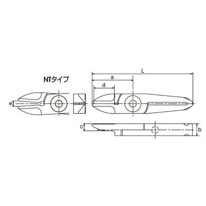 NT05AJH 樹脂用ストレート刃 ベッセル【アウンワークス通販】