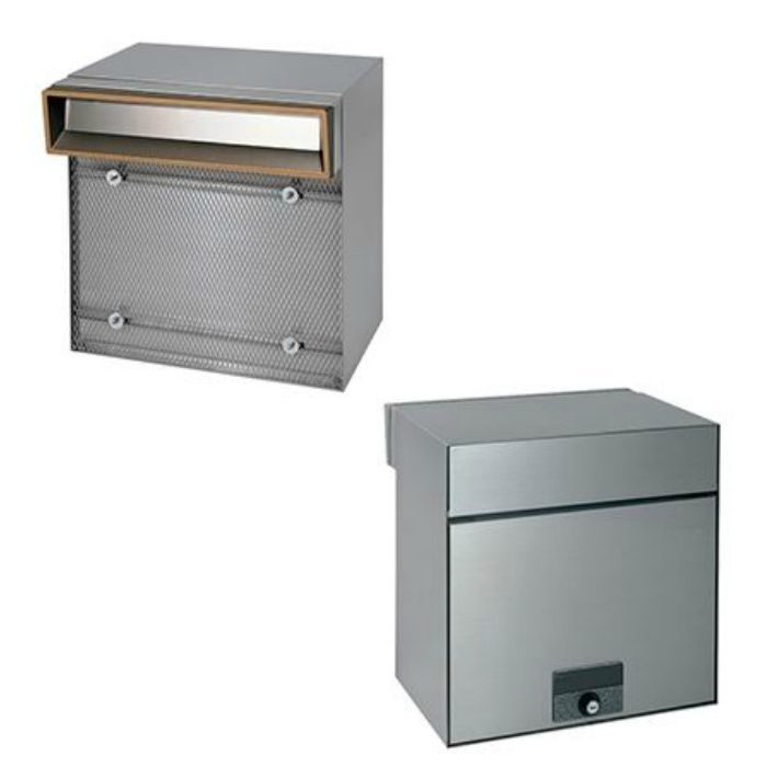 MX-303A MAILBOX myナンバー錠 戸建郵便受 前入後出 埋込専用  ブロンズブラウン