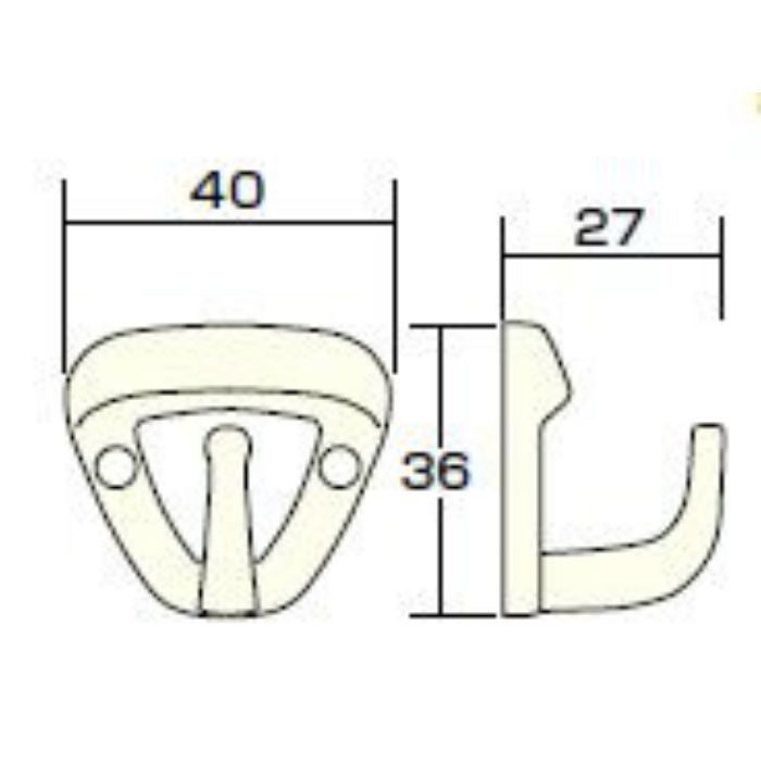 Ap 071gyフックネジ止めgb アウンワークス通販