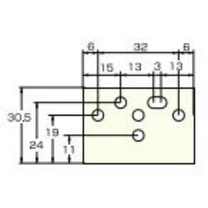 AP-1200Cスライドレール用直立ブラケット4枚入り