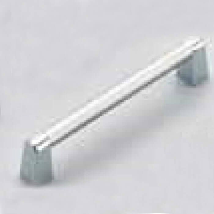 AP-436Cアルミパイプハンドル 角座120mmシルバー