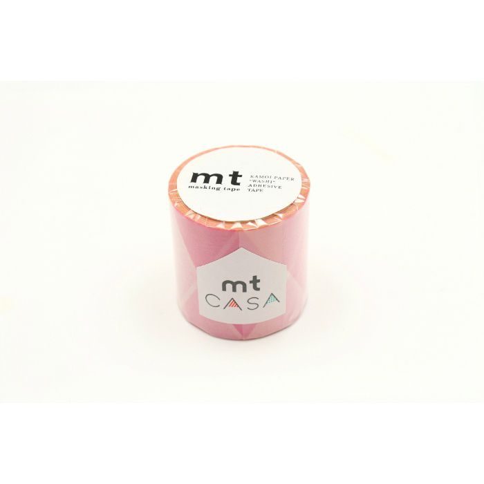 MTCA5123 mt CASA deco インテリア用マスキングテープ 50mm×10m 三角とダイヤ／ピンク