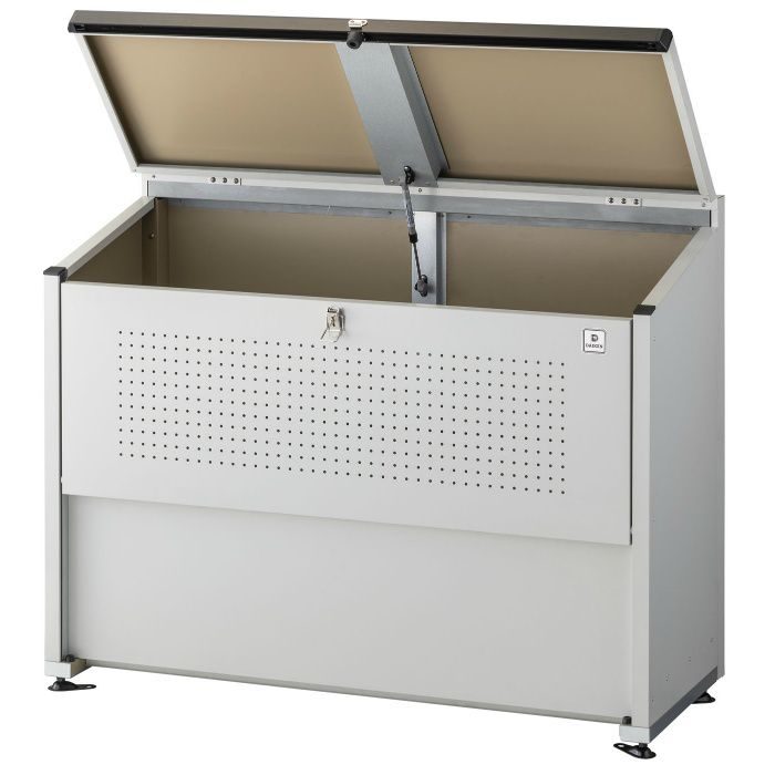 CKE-1305 ゴミ収集庫クリーンストッカーCKE スチールタイプ 奥行520mm×幅1300mm 500L