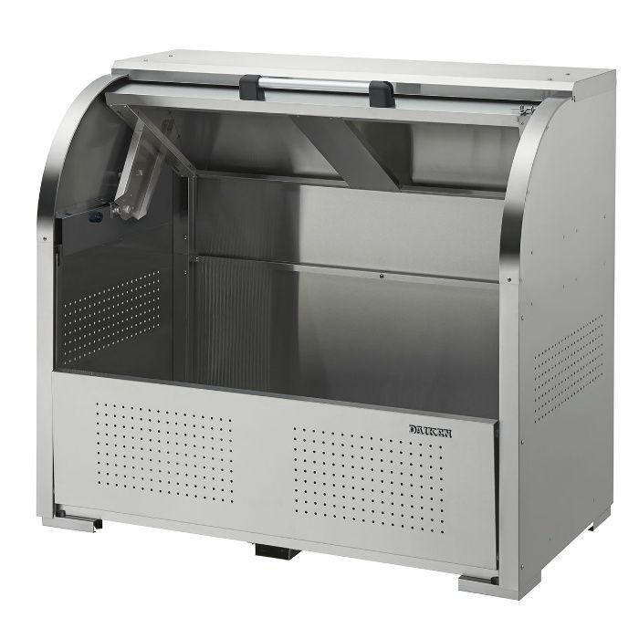 CKS-1606 ゴミ収集庫クリーンストッカーCKS ステンレスタイプ 奥行600mm×幅1650mm 850L