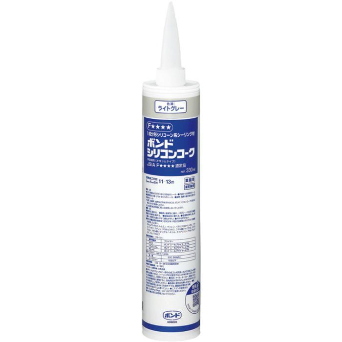 #55288 ボンド シリコンコーク 330ml ライトグレー