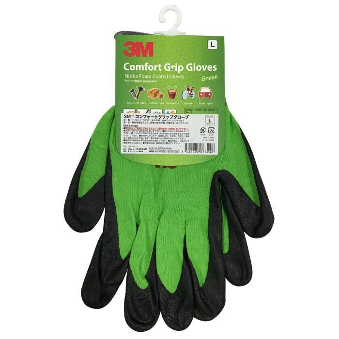 GLOVE GRE L 3M コンフォートグリップグローブ L グリーン