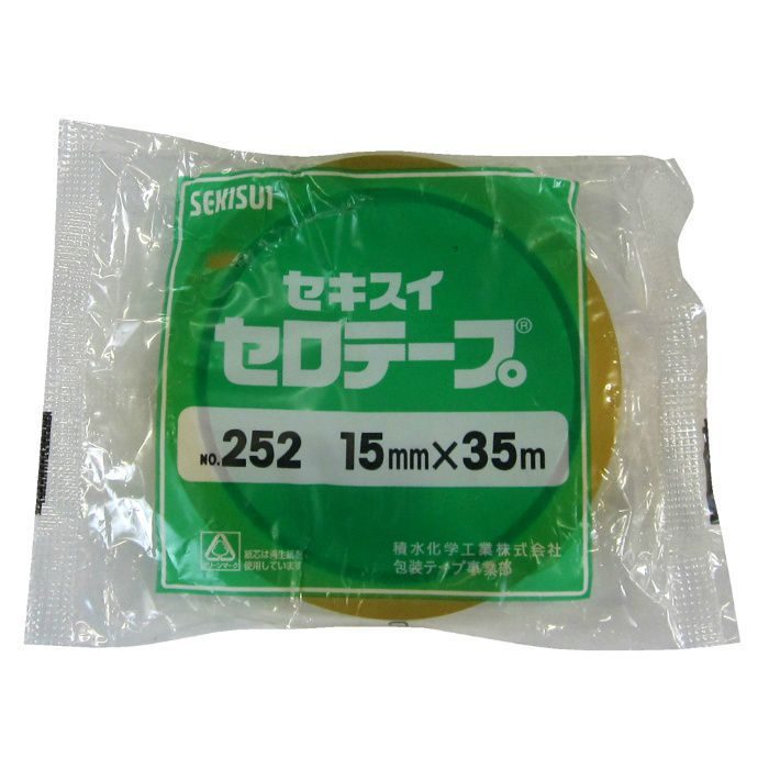 No.252 セキスイ セロテープ C10BX02 15mm×35m 積水マテリアル