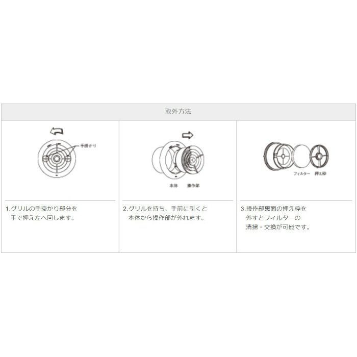 150M7-F 丸型レジスター フィルター付 新ホワイト 30個