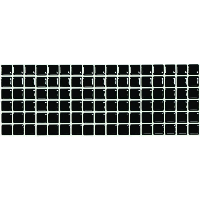 TS-4989-ALT-19 Dream Sticker モザイクタイルシール 376mm×134mm×1mm ブラック