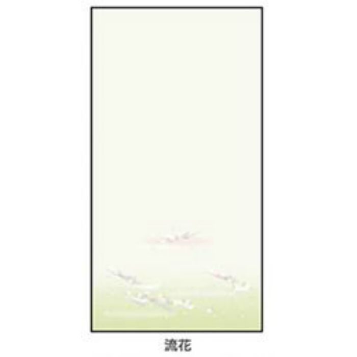 No.002 EXアイロン貼りふすま紙 95cm×180cm 流花 1枚入り