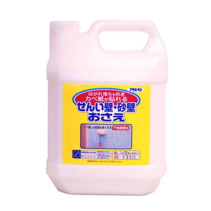150288 せんい壁・砂壁おさえ 4L 透明