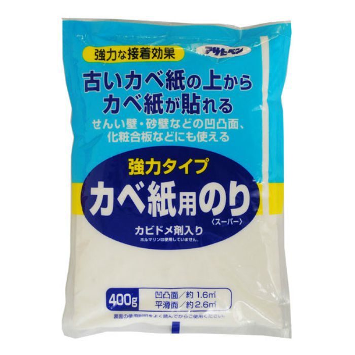 156655 強力タイプ カベ紙用のり スーパー 400g