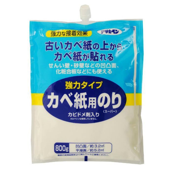 156662 強力タイプ カベ紙用のり スーパー 800g