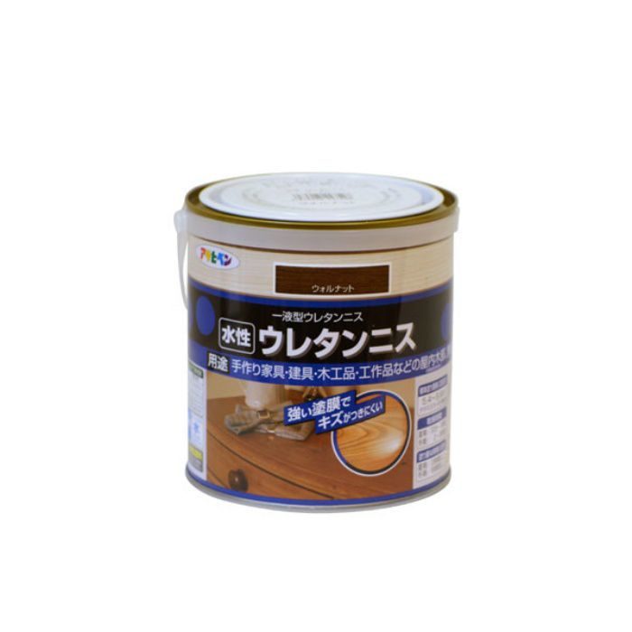 447548 水性ウレタンニス 0.7L ウォルナット ツヤあり アサヒペン
