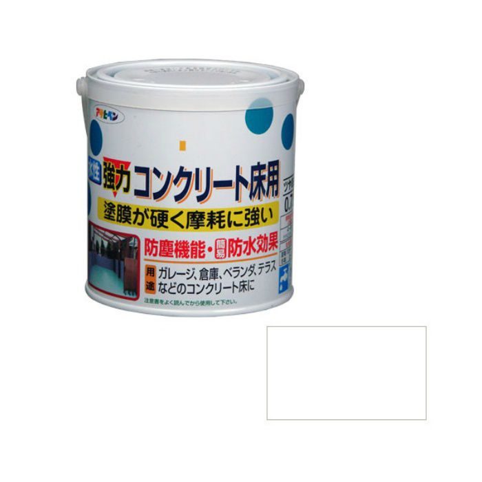 425218 水性強力コンクリート床用 0.7L ホワイト ツヤあり