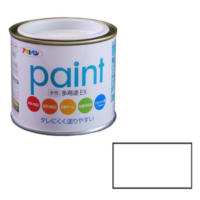 459114 水性多用途EX 1／5L 白 半ツヤ