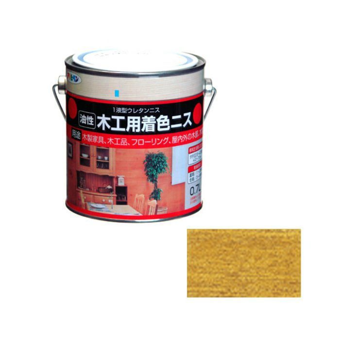 525123 木工用着色ニス 0.7L ツヤ消しクリヤ