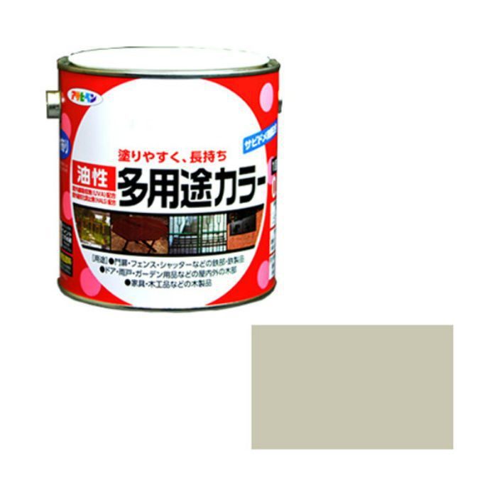 536730 油性多用途カラー 0.7L ソフトグレー ツヤあり