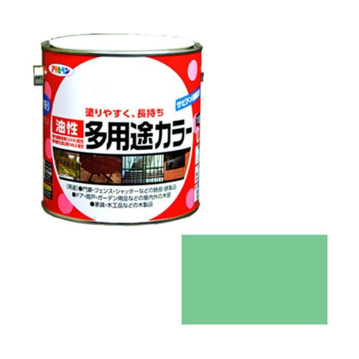536839 油性多用途カラー 0.7L ライトグリーン ツヤあり