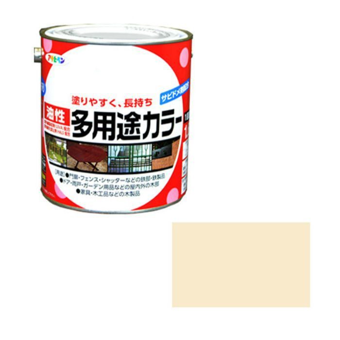537249 油性多用途カラー 1.6L アイボリー ツヤあり