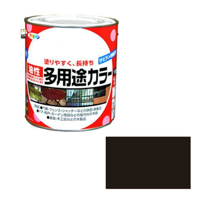 537386 油性多用途カラー 1.6L 黒 ツヤあり