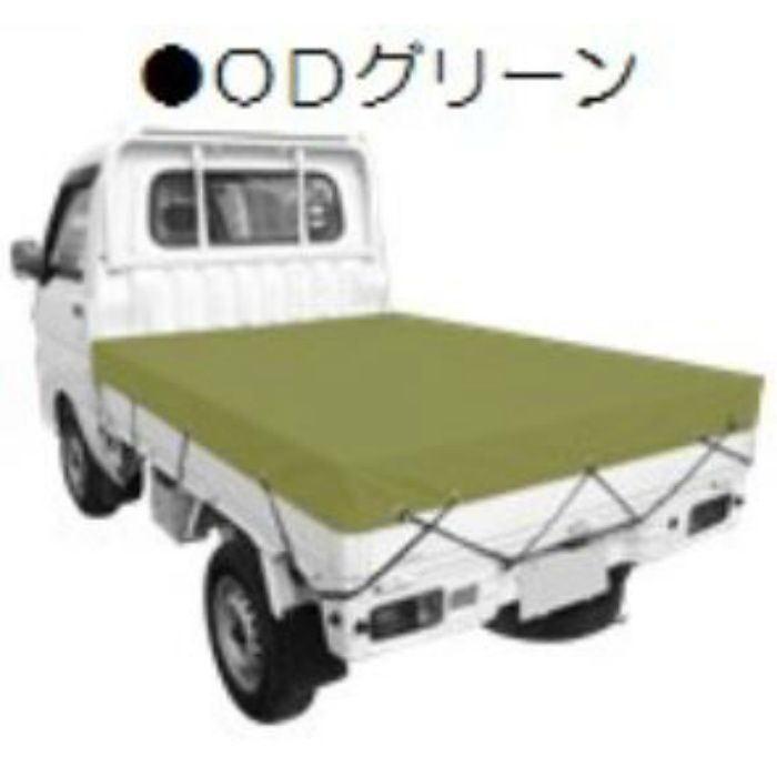 CTS-114 カラートラックシート ODグリーン 1.8m×2.1m