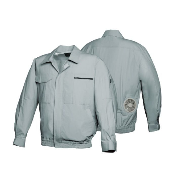 FF91800C17 FAN FIT空調服Ⓡ綿（ウェアのみ） モスグリーン L 男女兼用