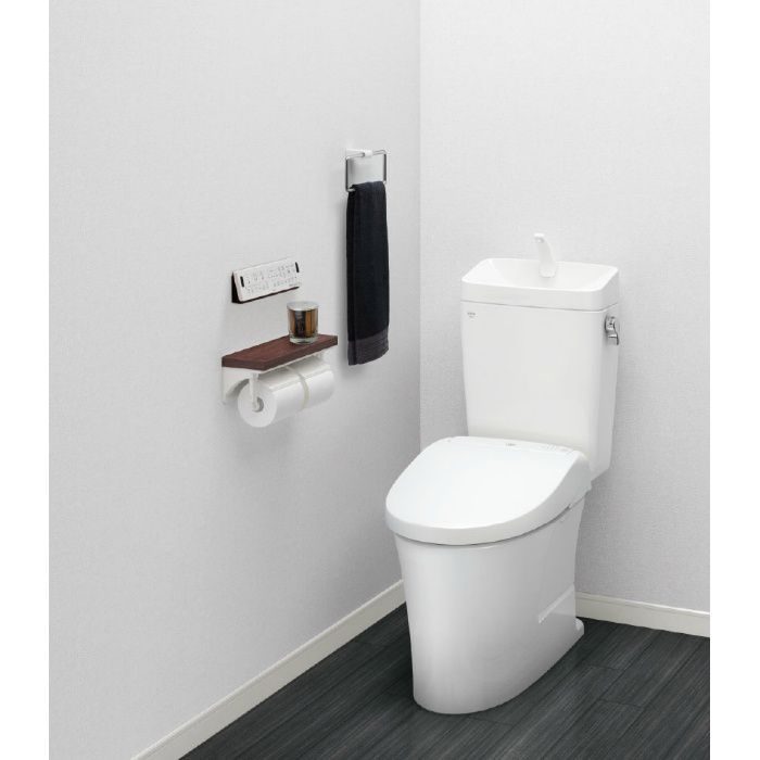 YBC-ZA10AH(200)/BN8 + YDT-ZA180AH/BN8 アメージュZ便器 ECO5 アクアセラミック床排水 一般地用 手洗付 便座なし オフホワイト