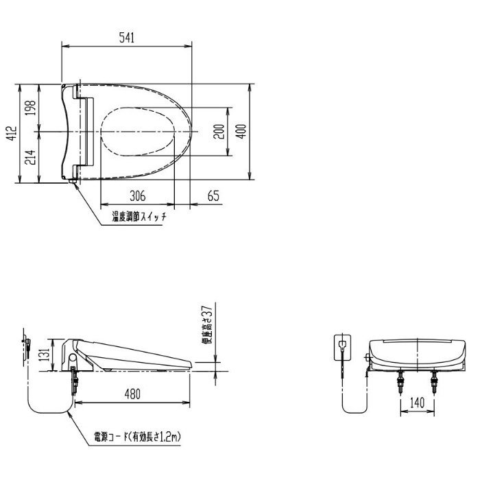 YBC-ZA10PM/BW1 + DT-ZA150PM/BW1 + CF-18ALP/BW1 アメージュZ便器（フチレス） ECO6 アクアセラミック床上排水 155タイプ 一般地用 手洗なし ピュアホワイト 暖房便座 キレイ便座仕様