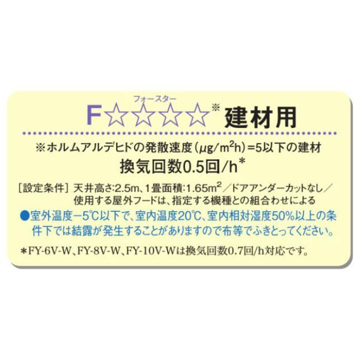 FY-6A2-C Q‐hiファン 壁掛形 1パイプ方式 標準形 温暖地・準寒冷地用 6畳用 ベージュ