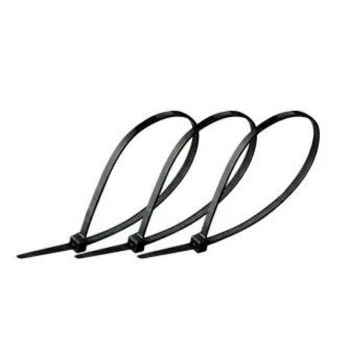 結束バンド 黒 4mm×200mm 1袋100本入