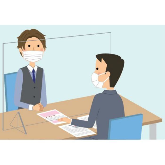 飛沫感染対策パーティション ユニガード 不透明 Lサイズ