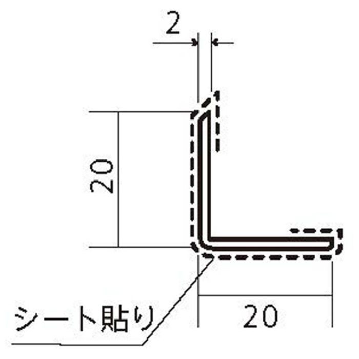 STK13214 ビッグエース ニューモールドウォール コーナー材 ナチュラル