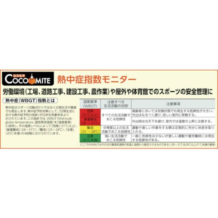AD5689 A＆D 熱中症指数モニター みはりん坊ミニ