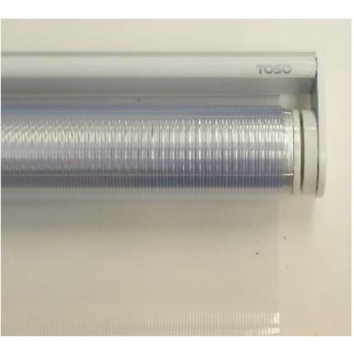 TR-V002 クリアロールスクリーン 半透明タイプ（縦ライン入り） 巾600×高さ1500mm