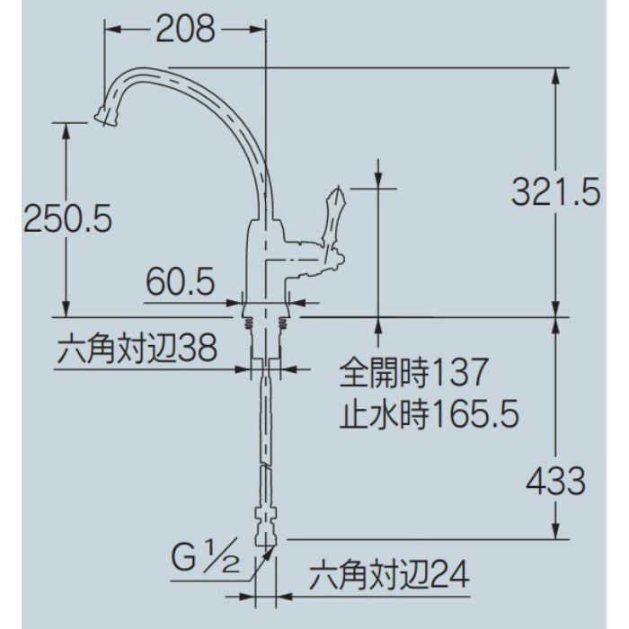 売り出し カクダイ 117-137K-AB KAKUDAI シングルレバー混合栓 オールドブラス discoversvg.com