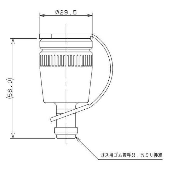 入荷待ち】587-003 ゴム管用ソケット カクダイ【アウンワークス通販】