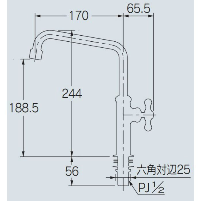 700-788 泡沫立形自在水栓