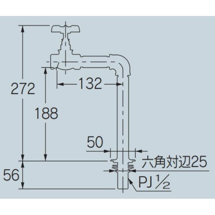 721-237-13 立水栓 カクダイ【アウンワークス通販】