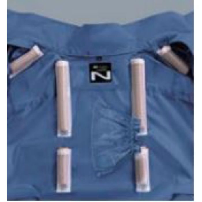 NA-2131 NクールⓇウェア 綿100％フルハーネス仕様 タチエリ 服単品 ダークブルー 4L