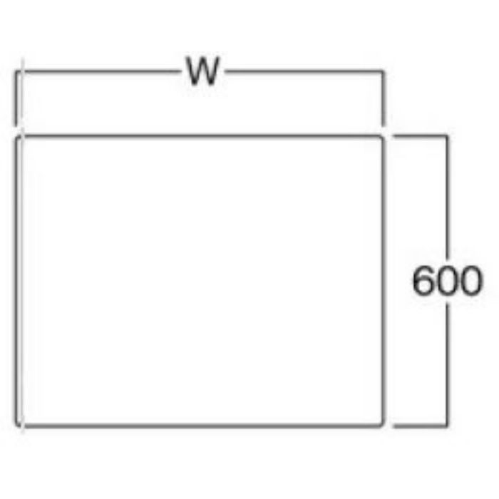 WFL288 クリアパーテーションボード75 厚み5mm×幅750mm×高さ600mm