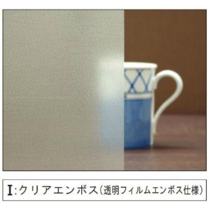 D8172I ウィル kioi 江戸の染色 インクジェットプリント ガラスフィルム クリアエンボス 水輪文様