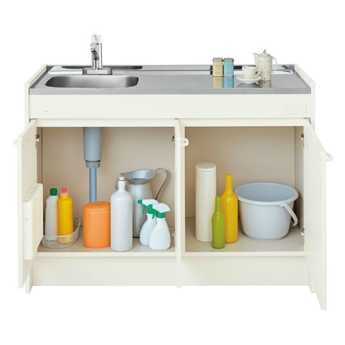 下台のみ】DMK12HEWE1NNR ミニキッチン スタンダード・扉タイプ 巾