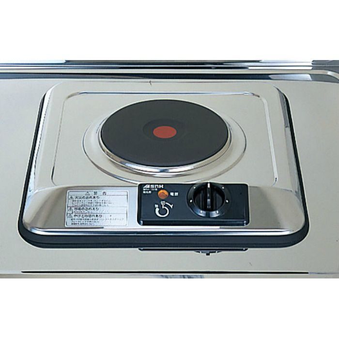 DMK09LFWB1A200L ミニキッチン スタンダード・ 冷蔵庫タイプ フルユニット　 巾90cm 電気コンロ200V 2ハンドル水栓 左勝手 一般地用 アンティックホワイト