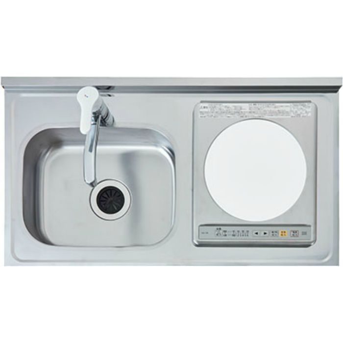 【下台のみ】DMK09HGWD1NNR ミニキッチン オープンタイプ  コンロなし 一般地用 巾90cm アンティックホワイト 右勝手