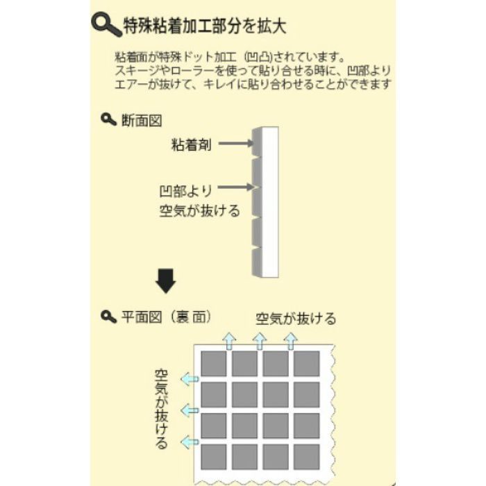 KAN-2 壁にしっかりくっつくホワイトボードシート 裏強粘着 1200mm巾 切