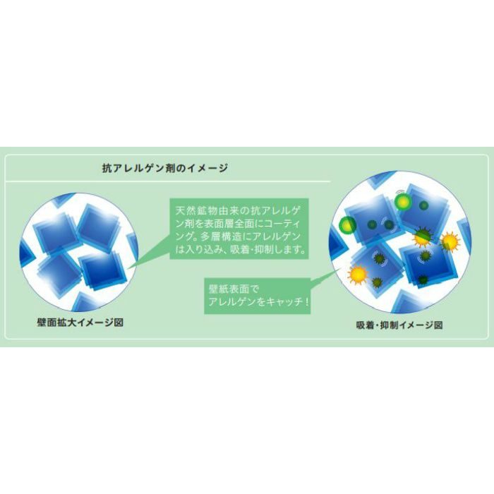 RH-7236 抗アレルゲン壁紙 アレルブロック （準不燃）